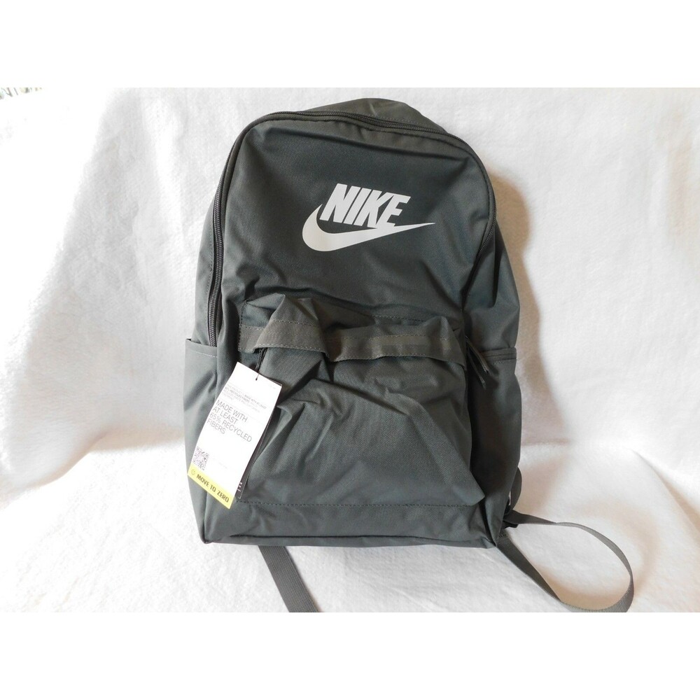 Nike School Gym Beach Backpack Gray and White ~NEW~